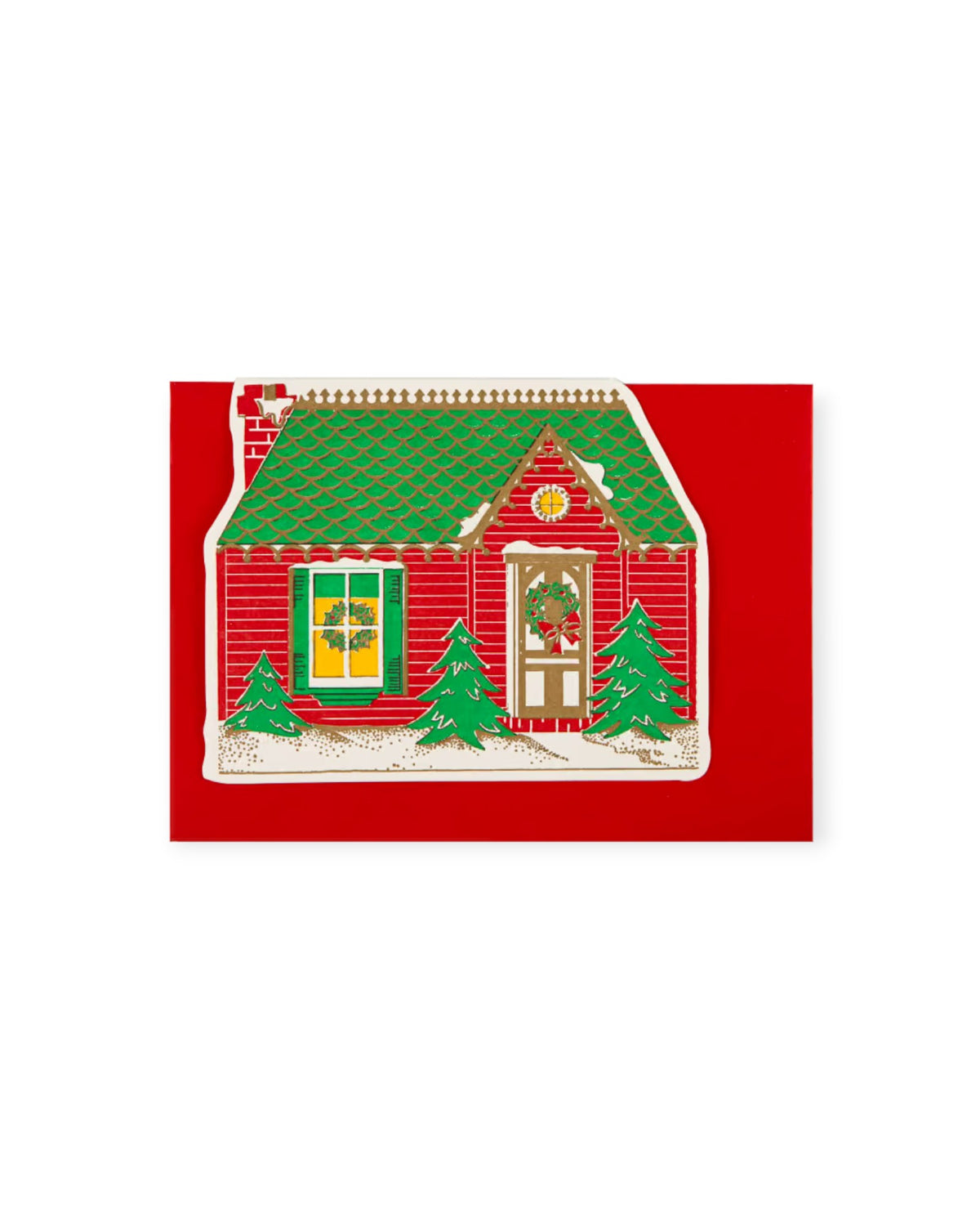 Postal "Christmas House"