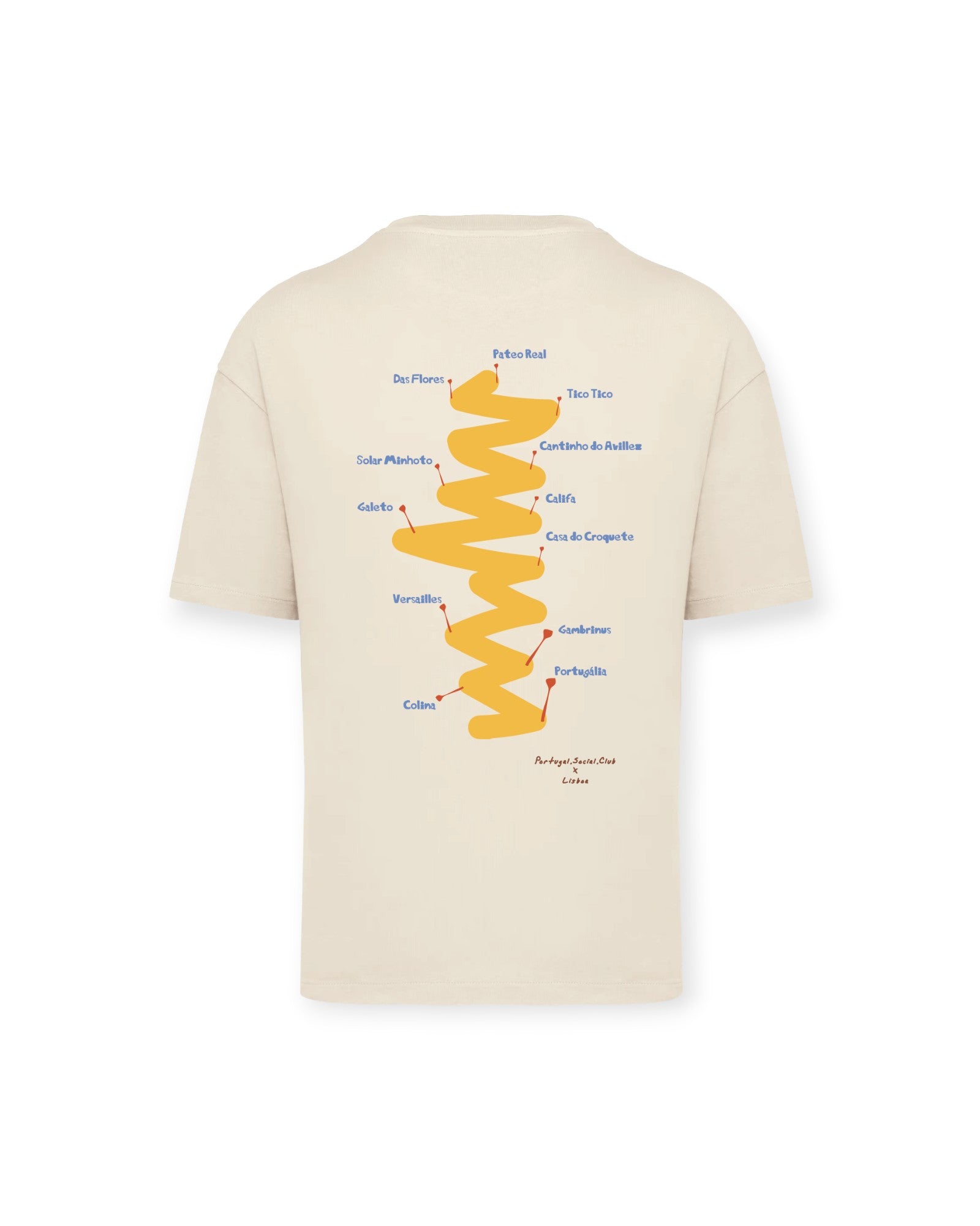 T-shirt 'Rota do Croquete'