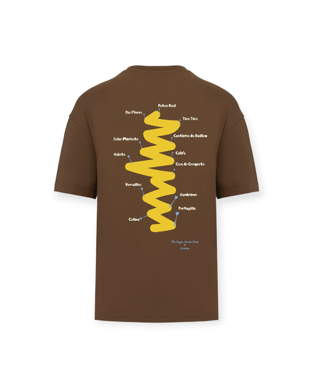 T-shirt 'Rota do Croquete'