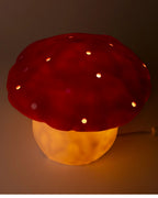Candeeiro Cogumelo Vermelho