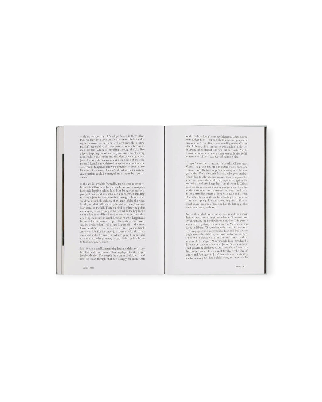 Moonlight — Screenplay Book