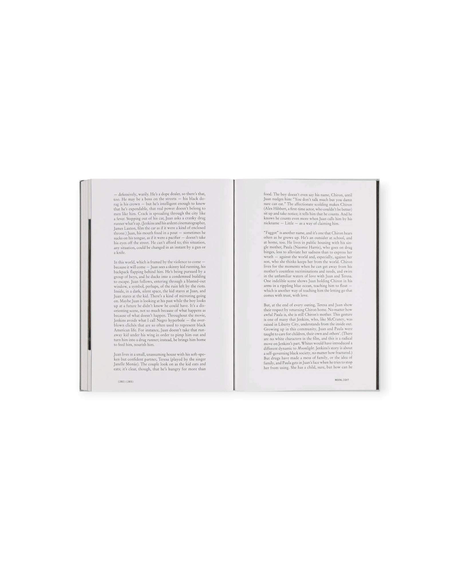 Moonlight — Screenplay Book